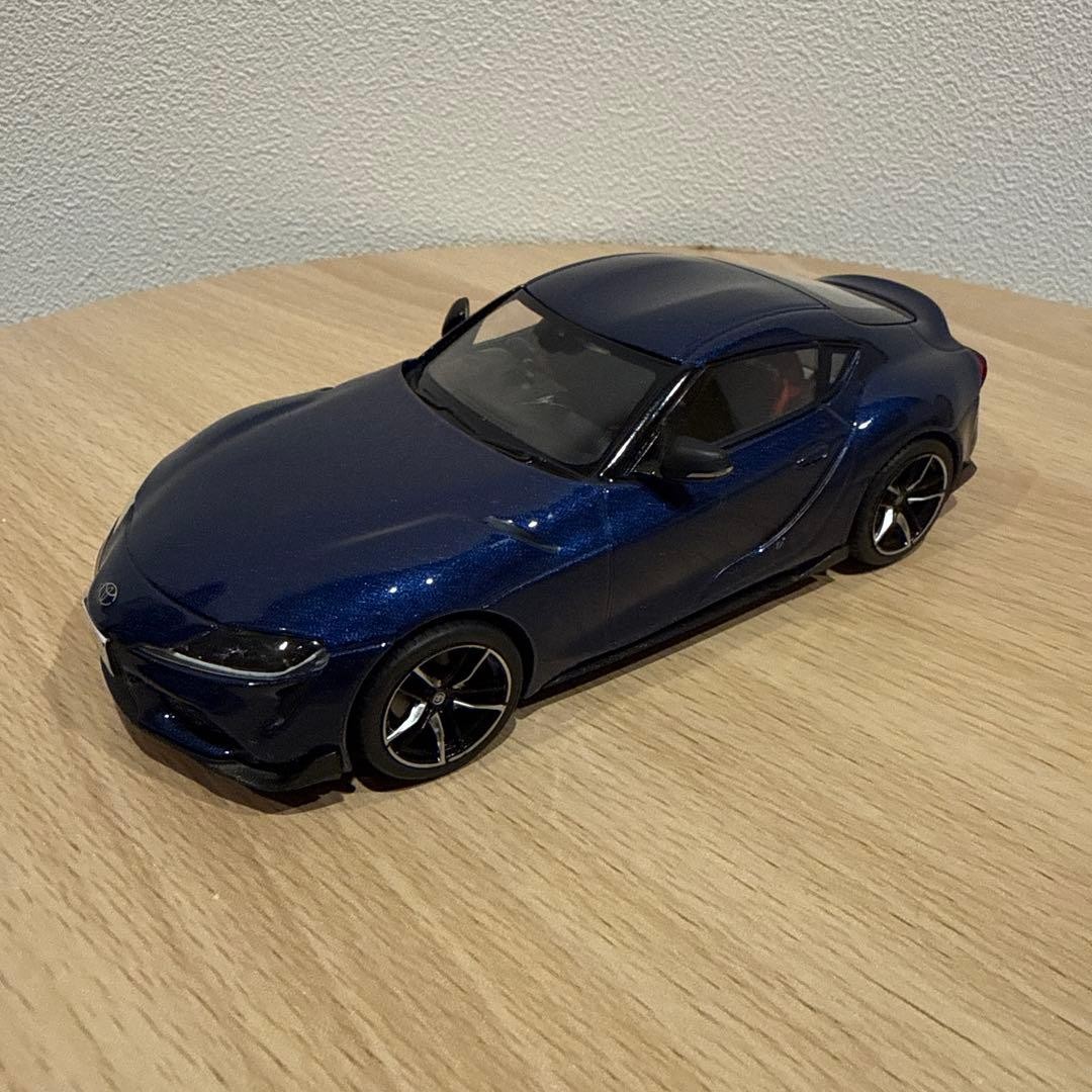 Toyota New Supra GR Supra model Minicar Deep Blue Metallic 1/30