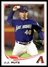 J.J. Putz 2013 Topps Opening Day #158 Diamondbacks MLB READ FREE SHIPPING