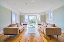 MADE Jarrod Leather Tan Brown Large 3 Seater Sofa - Great Condition 2x Available