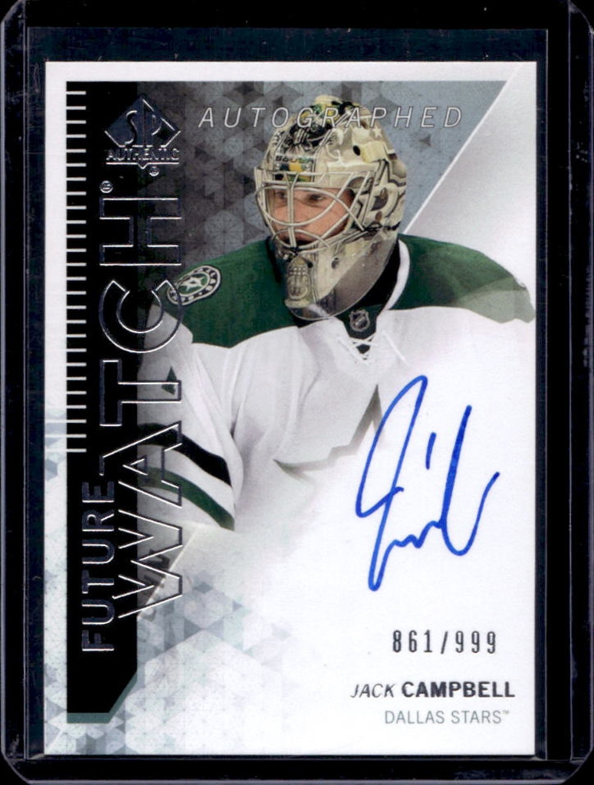 2013-14 SP Authentic Jack Campbell Rookie RC Future Watch Auto #861/999 Stars