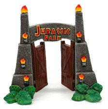 Penn Plax Jurassic Park Mini Open Gate Fish Tank Aquarium Decor Ornament