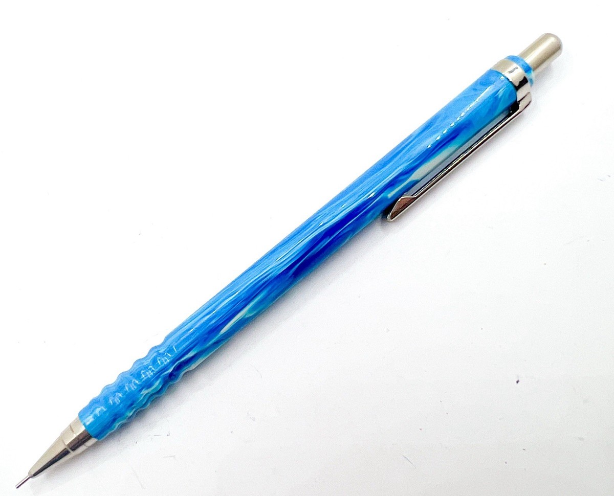 NOS rotring tikky special Mechanical Pencil marble Blue 0.3mm 0.35