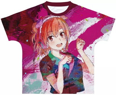 Arma Bianca Yui Yuigahama Grunge Canvas Full Graphic T-Shirt 2024 New