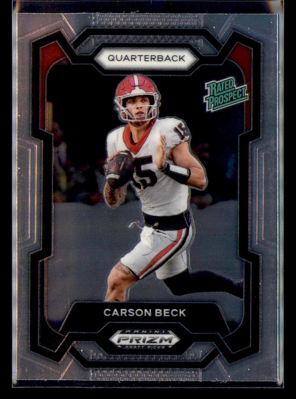 Carson Beck 2024 Panini Prizm Draft Picks #130 Georgia Bulldogs