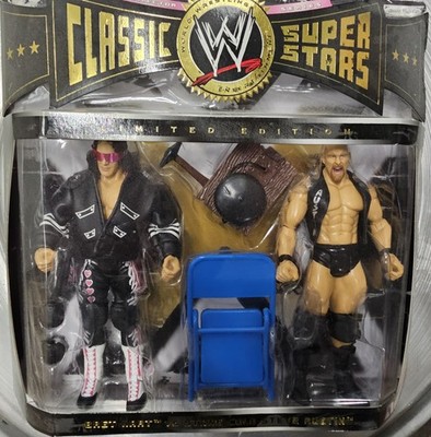 Wwe Stone Cold and Bret Hart classic superstars 2 pack with factory mistake