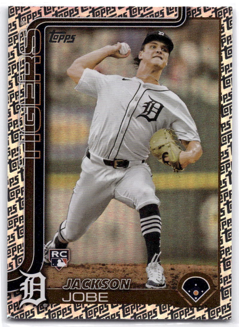 2025 Topps #490 Jackson Jobe Topps Foil Pattern