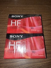 Sony HF 90-Min High Fidelity Audio Cassette Tapes - 2 Pack - New & Sealed