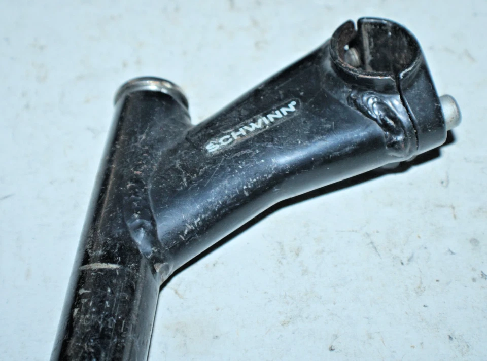 Schwinn 1" Quill Bike Stem Black 90mm 19º Rise 25.4mm Steel MTB Hybrid Ships USA - Image 3 of 4