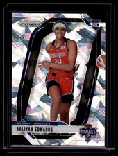 Aaliyah Edwards Rookie Cracked Ice Image Variation #142 2024-25 Panini Prizm