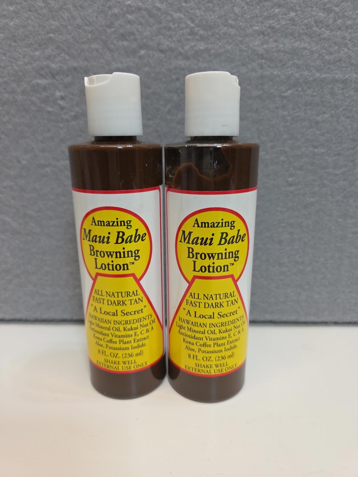 Maui Babe Browning Tanning Lotion 2 Pack 8 fl Oz ea. NEW