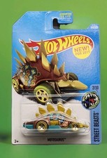 Mattel Hot Wheels Hw Street Beast 2/10 1637n Motosaurus Toy Car New Read