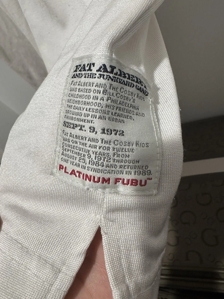 Camiseta vintage PLATINUM FUBU Fat Albert and the Junkyard Gang XL Foto 4 de 4