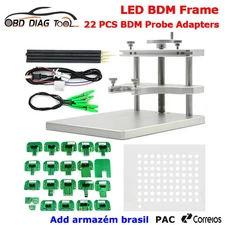 Latest ECU Programmer KTAG KESS LED BDM Frame Aluminium Stainless Steel 22pcs