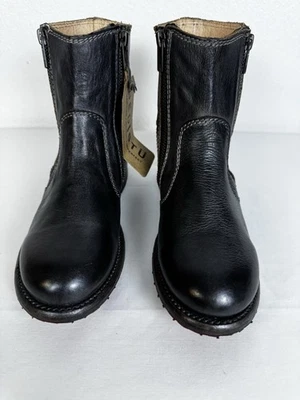 Bed Stu Eiffel Cobbler Boots Black Oil Slick Gray Women’s NWOB New With Tags Zip - Image 1 of 4