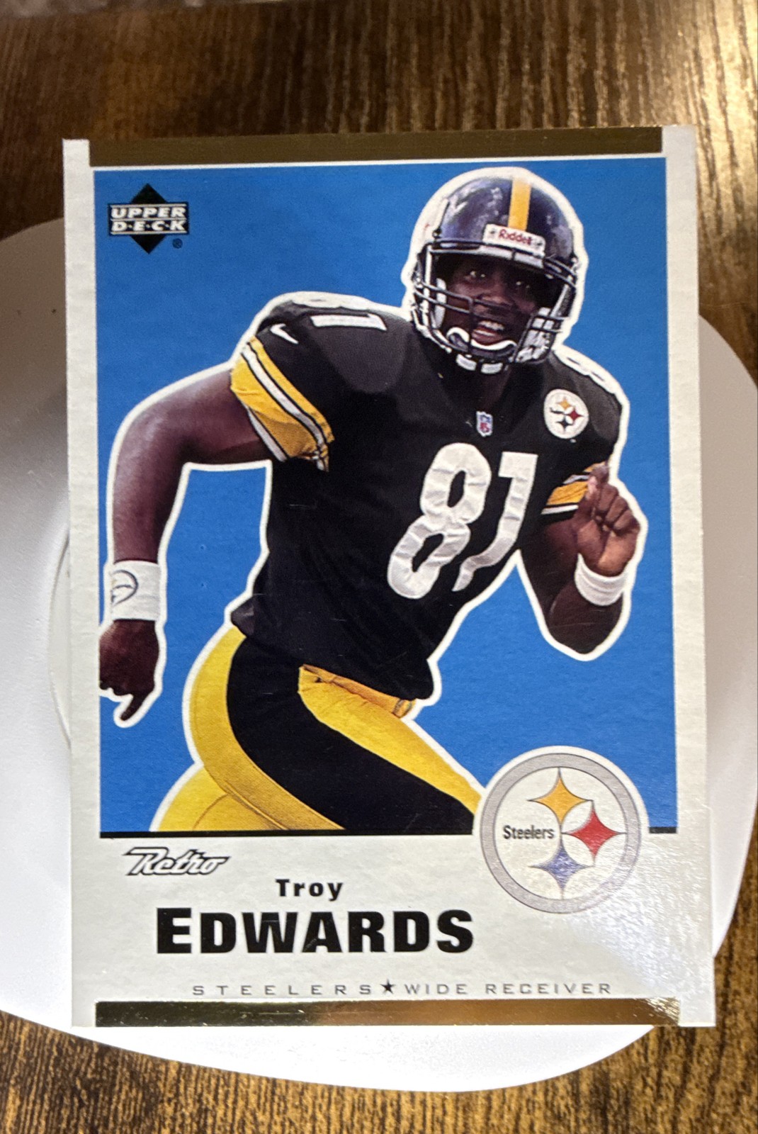 Troy Edwards Upper Deck Retro #125 Gold