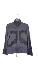 Anthropology Love Sam Travis Women’s Cargo Embroidered Beaded  Jacket, Size XS