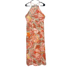 Ann Taylor Loft Women s Size 4 Tropical Floral Leaf Maxi Dress
