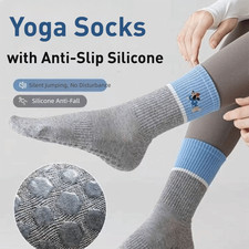 Cotton Pilates Socks Anti-slip Grip Socks New Fitness Socks Women