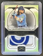 2024 Topps Definitive Bo Bichette Jumbo Relic Patch Green #/15