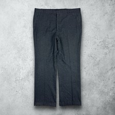 Vintage 50s Dress Pants Pin Striped Sanforized Trousers Mens Size 39x29 Workwear