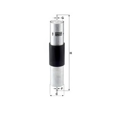 MANN WK516/1 Fuel Filter Service Replacement Fits BMW 8 Series 840i 840 Ci