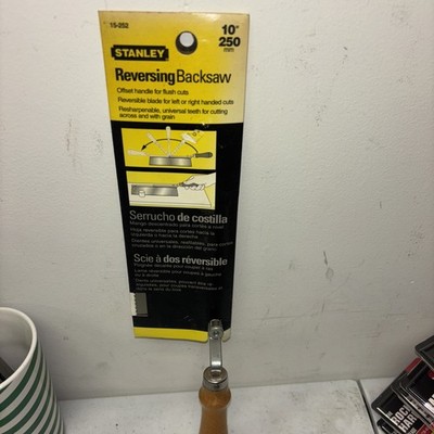 STANLEY FATMAX Flush Cut Backsaw 15-252 10'' Reversing Back Hand Saw 13TPI