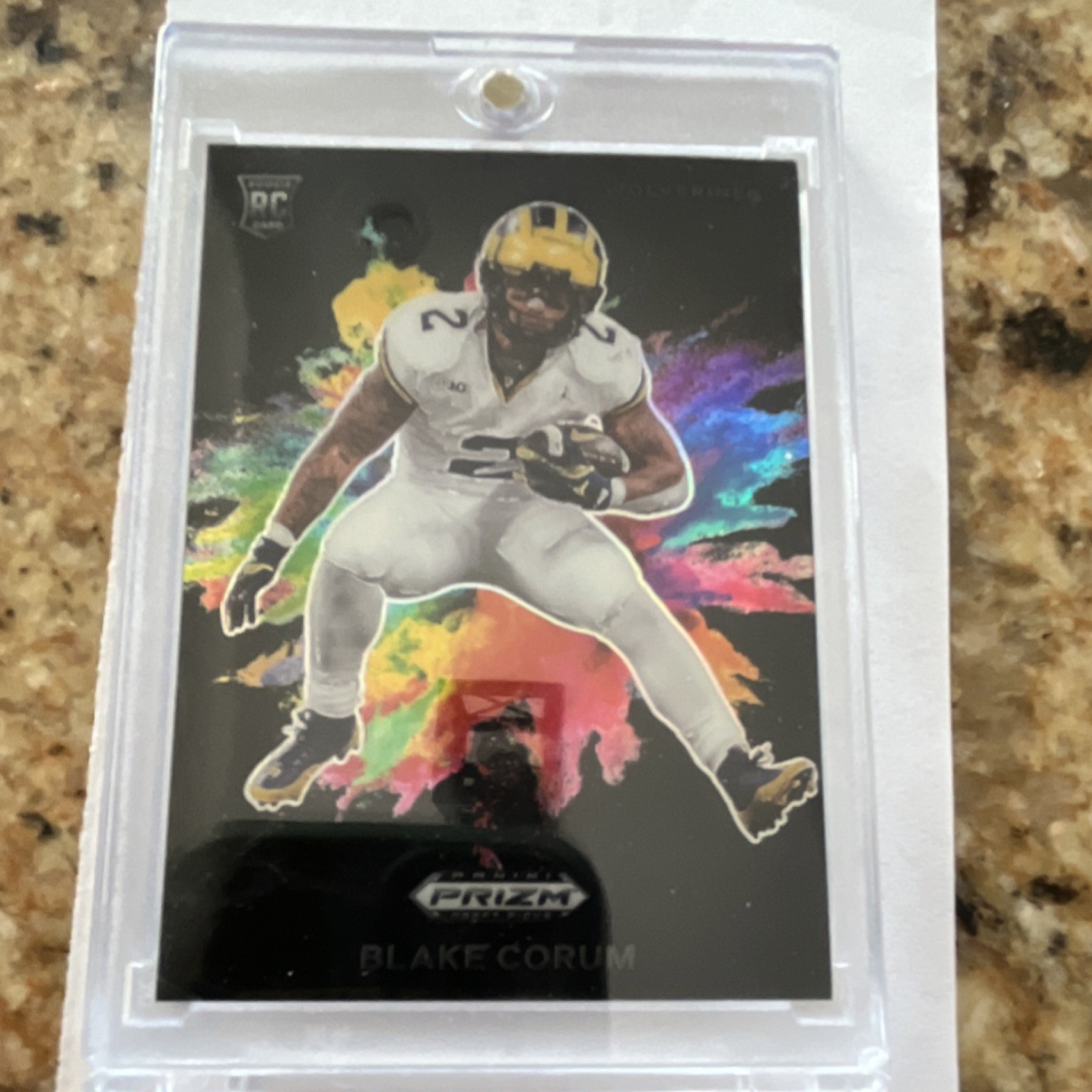 Panini 2024 Prizm Draft Blake Corum Rookie Color Blast CB-20 Michigan