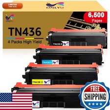 ONLYU TN436 Toner Cartridge 4-Pack for Brother HL-L8360CDW MFC-L8900CDW