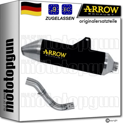auspuff open schwarz thunder arrow fur honda crf 300 l 2024 24