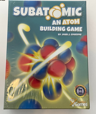 Subatomic An Atom Building Game Genius Games STEM Board Game NEW Sealed