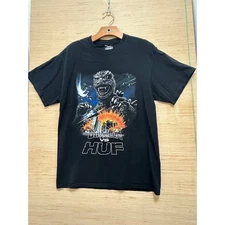HUF Godzilla VS HUF Collaboration Black T Shirt Size Medium