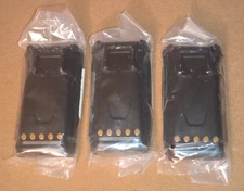 3 NEW GENUINE HARRIS MACOM XG75 P7300 P5500 P5400 P5300 XG25P 2500 mAH BATTERY