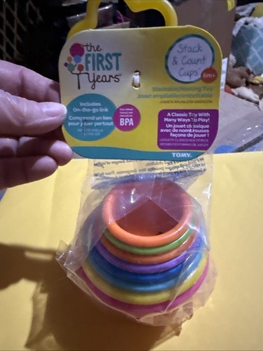The First Years Baby Stack & Count Cups Stackable/Nesting Toy Developmental Play