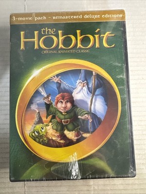New Sealed HOBBIT LORD OF RINGS RETURN OF THE KING Animated Trilogy 3 DVD SET