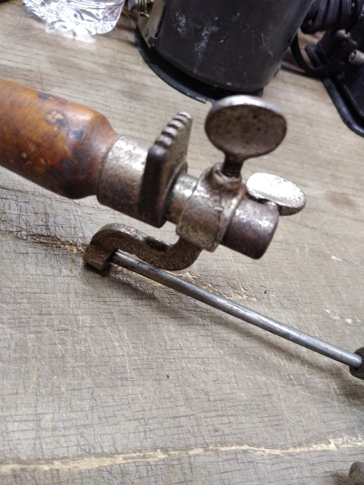 Vtg Antique 1800's Steavins Hand Saw Filer Sharpening Woodworking Carpenter Tool