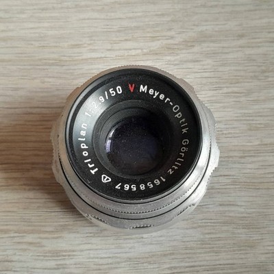 Meyer - Optik - Kameraobjektiv Trioplan 2,9/50 Altix - Anschluss