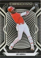 2021 Panini Chronicles Obsidian #24 Jo Adell RC Los Angeles Angels