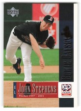 2001 Upper Deck Minors Centennial #30 John Stephens Bowie Baysox