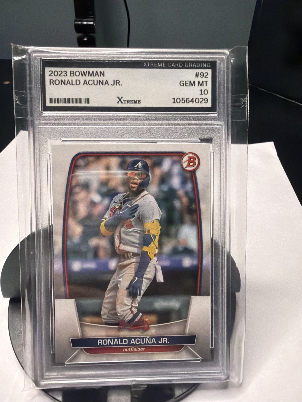 2023 Bowman Ronald Acuna Jr. GMG Graded 10 Gem Mint  🔥Xtreme