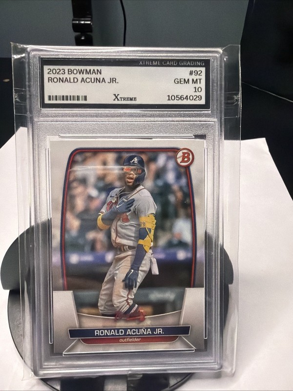 2023 Bowman Ronald Acuna Jr. GMG Graded 10 Gem Mint  🔥Xtreme