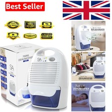 Image of 700ml Portable Dehumidifier and Air Purifier - White
