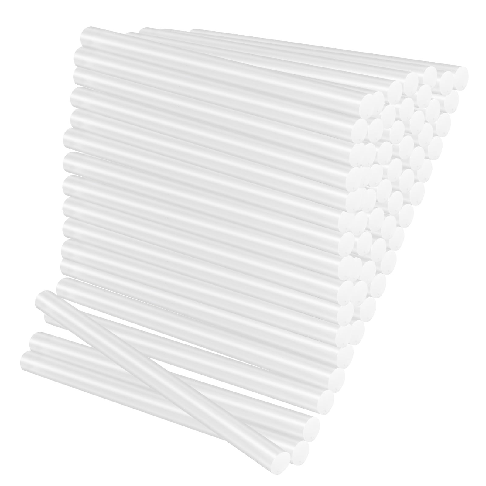100 Pezzi Colla a Caldo 7mm X 100 mm, Stick Colla a Caldo per Pistola, (r0q)