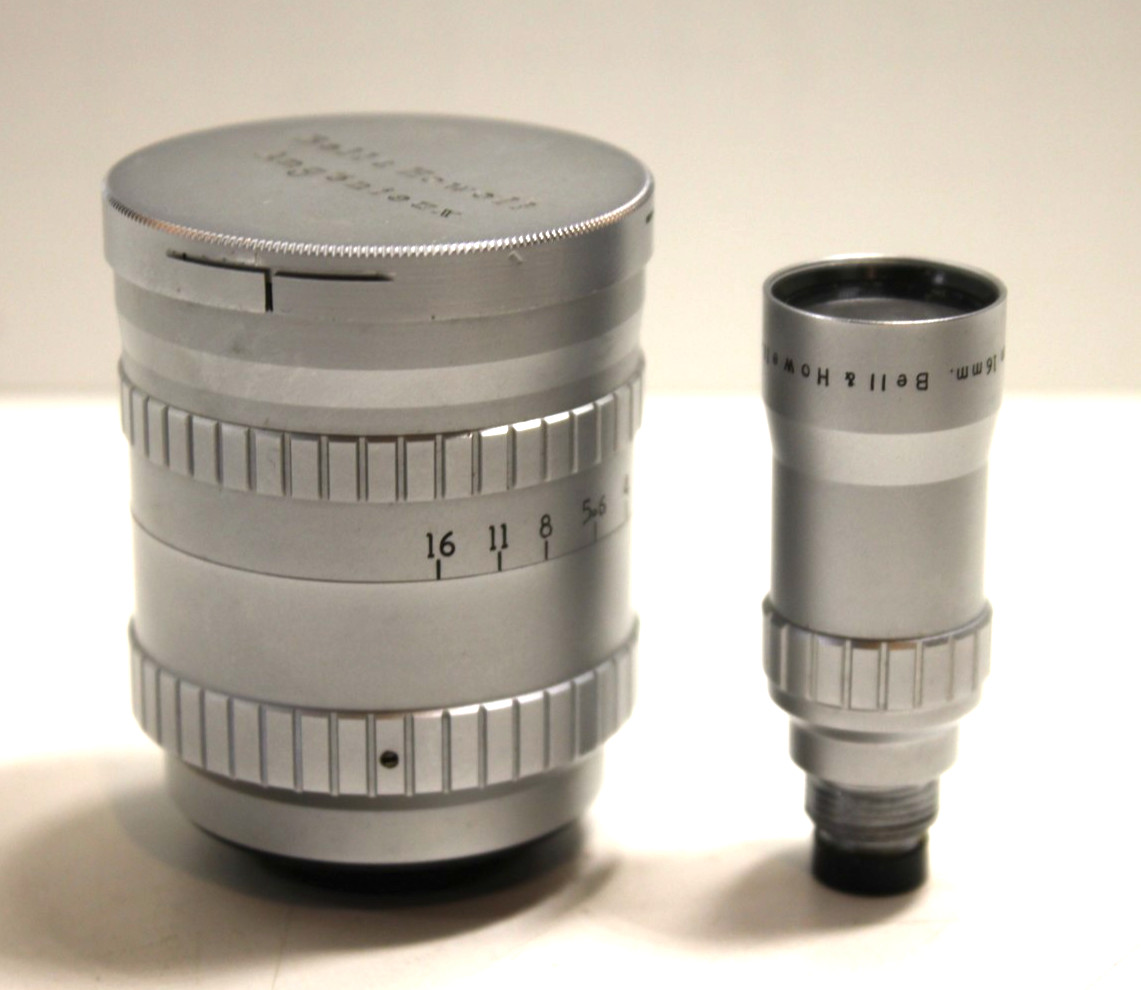 Bell & Howell ANGENIEUX 10mm f/1.8 C Mount Cine 16mm Movie Camera Lens w/Viewer