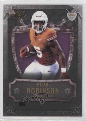2023 Wild Card MATTE National Convention 7/8 Bijan Robinson Rookie RC Shield s5j
