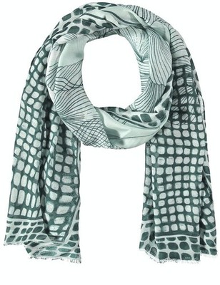 Gerry Weber - Langer Schal mit Mustermix | Maße: 80 x 180 cm | Farbe: Grün