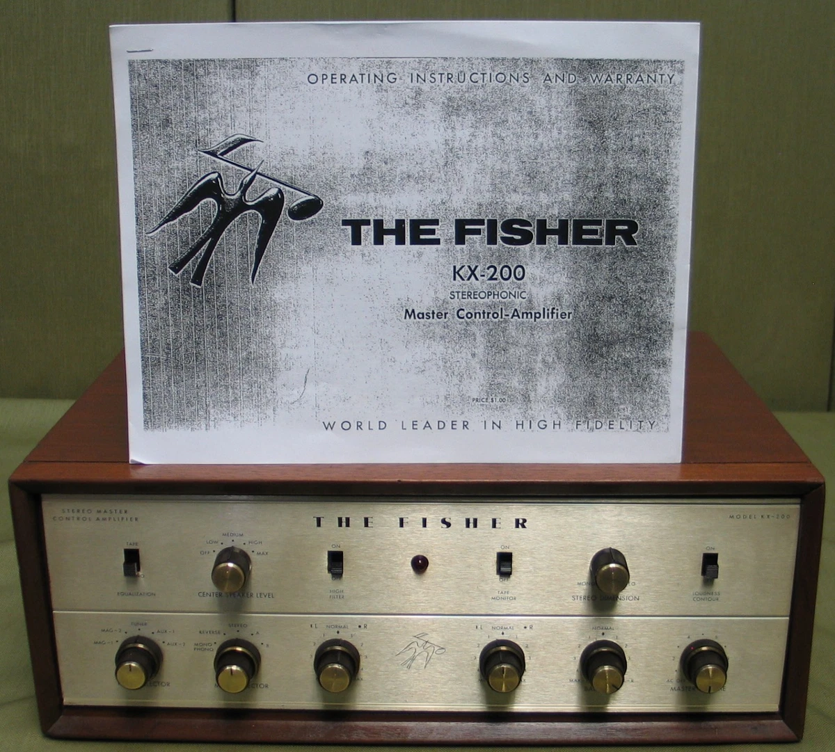 Preços baixos em Amplificadores valvulados vintage Fisher AMPS | eBay