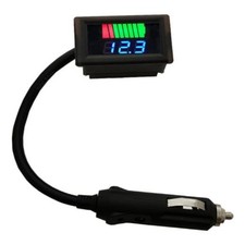 Car Cigarette Lighter Battery Tester, LCD Display Car Battery Monitor 12V
