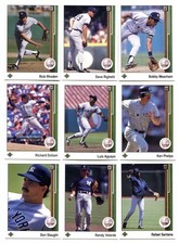 Lot Of (15) 1989 Upper Deck Baseball Cards - New York Yankees