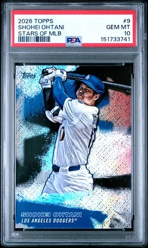 2026 Topps #SMLB-9 Shohei Ohtani LA Dodgers Stars of MLB PSA 10 (POP 3)
