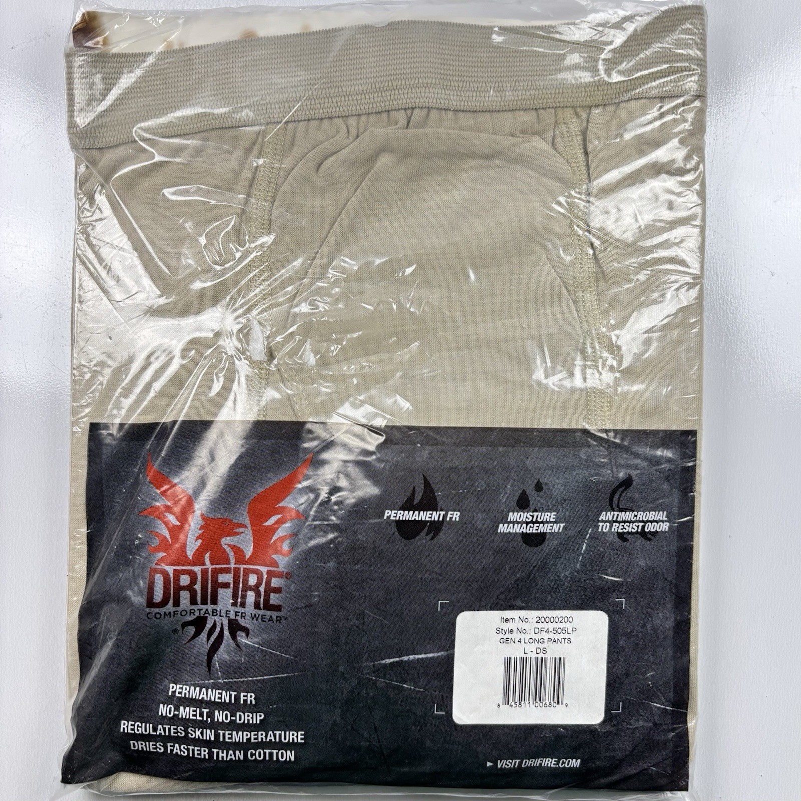 DRIFIRE LONG PANTS LARGE Gen-4 Flame Resistant USA New in Package